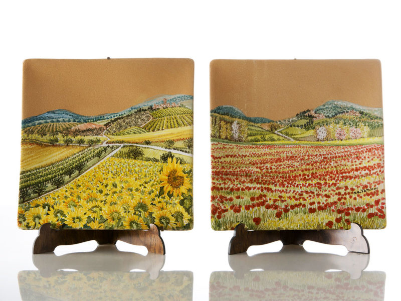 Ceramiche Taticchi Perugia - Stagioni su terracotta