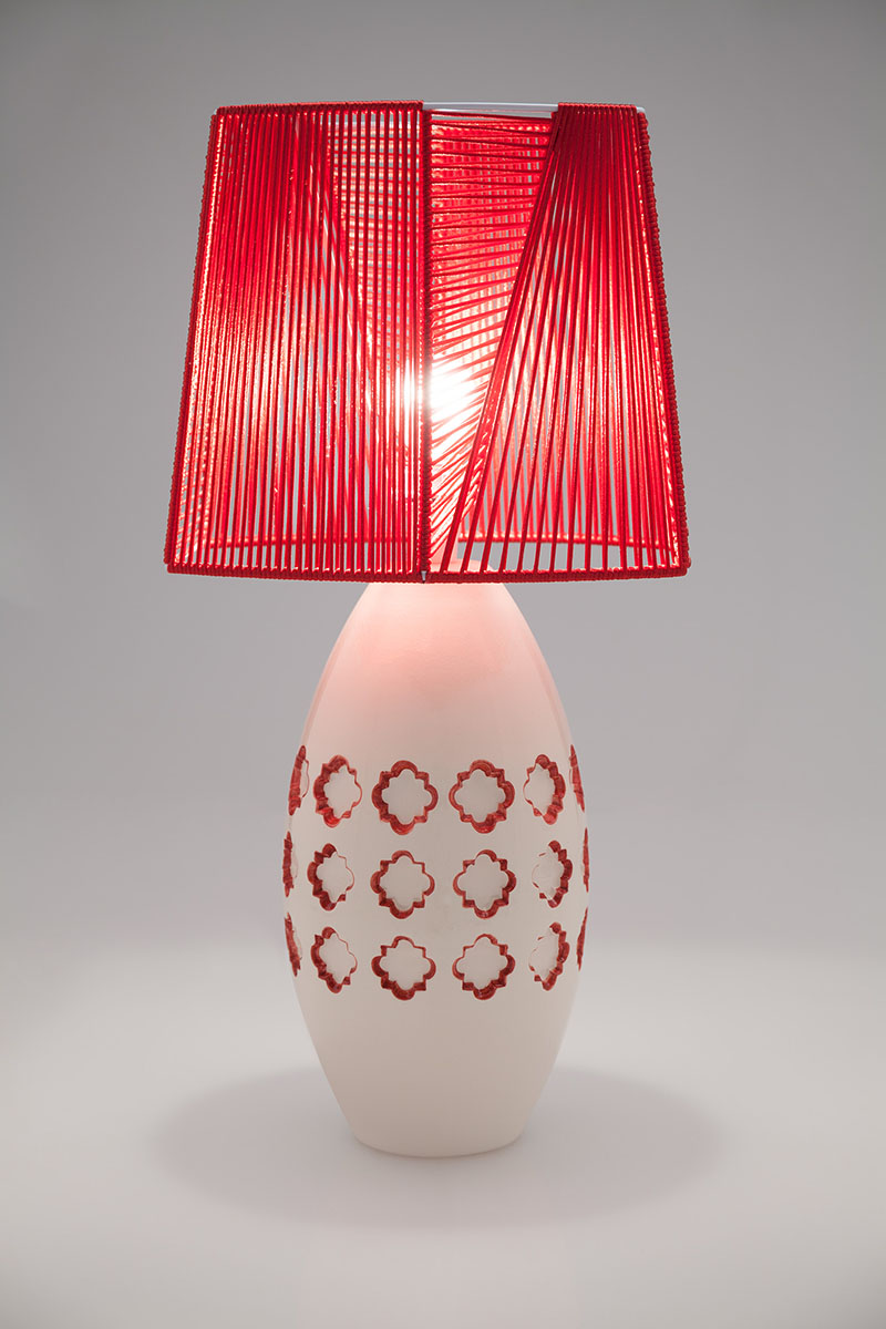 Lampada da tavolo in ceramica design originale Materia Ceramica