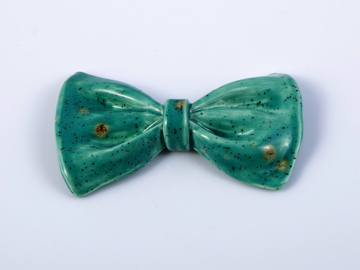 Papillon in ceramica "Kiwi" - materia ceramica