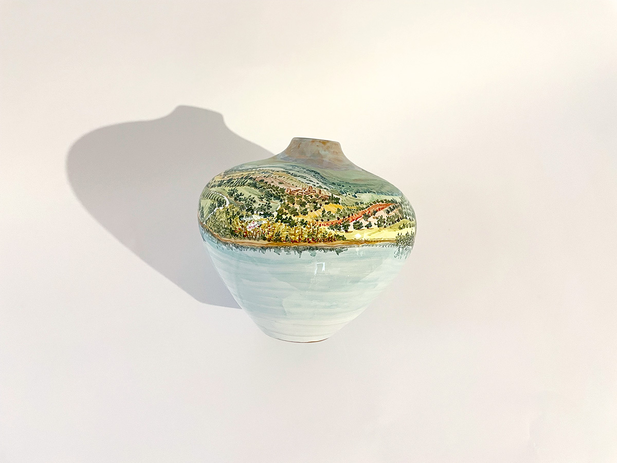 Ceramic Vase "Lake Trasimeno" - Image 7