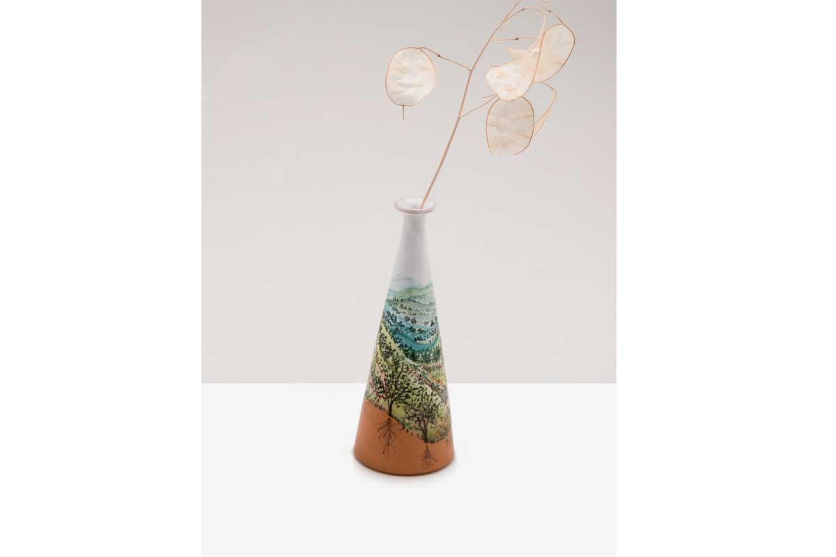 Vasetto in ceramica "Terra umbra" - Image 2