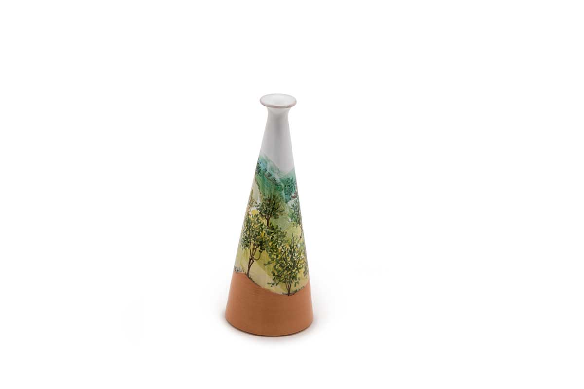 Vasetto in ceramica "Terra umbra"